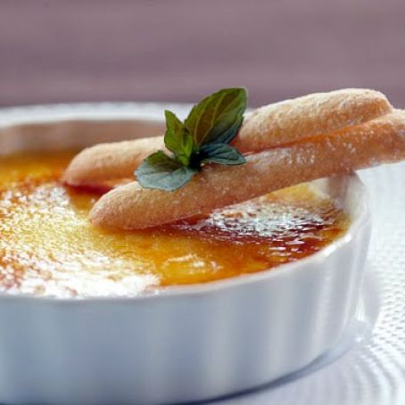 BITTER ORANGE CREME BRULEE